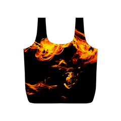 Can Walk On Fire, Black Background Full Print Recycle Bag (s) by picsaspassion