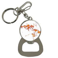 Can Walk On Fire, White Background Bottle Opener Key Chain by picsaspassion