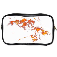 Can Walk On Fire, White Background Toiletries Bag (two Sides) by picsaspassion