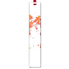 Can Walk On Fire, White Background Large Book Marks by picsaspassion