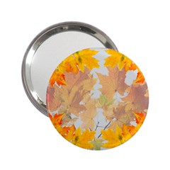 Autumn Maple Leaves, Floral Art 2 25  Handbag Mirrors by picsaspassion