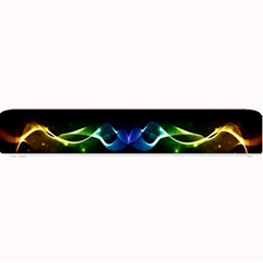 Colorful Neon Art Light Rays, Rainbow Colors Small Bar Mats by picsaspassion