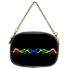 Colorful Neon Art Light Rays, Rainbow Colors Chain Purse (one Side) by picsaspassion