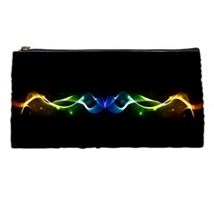 Colorful Neon Art Light Rays, Rainbow Colors Pencil Cases by picsaspassion