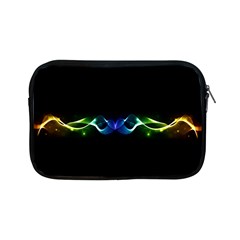 Colorful Neon Art Light Rays, Rainbow Colors Apple Ipad Mini Zipper Cases by picsaspassion