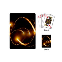 Flying Comets In The Cosmos Playing Cards Single Design (mini) by picsaspassion