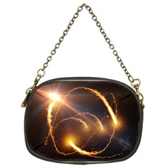 Flying Comets And Light Rays, Digital Art Chain Purse (two Sides) by picsaspassion