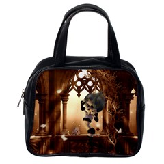 Little Dark Fairy In The Night Classic Handbag (one Side) by FantasyWorld7