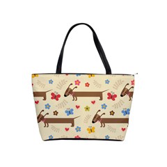 Cute Dachshund Dog Classic Shoulder Handbag by trulycreative