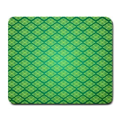 Pattern Texture Geometric Green Large Mousepads