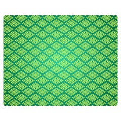 Pattern Texture Geometric Green Double Sided Flano Blanket (medium)  by Mariart