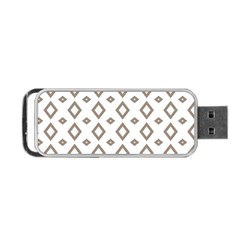 Background Texture Triangle Portable Usb Flash (two Sides) by HermanTelo