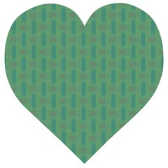 Pattern Background Blure Wooden Puzzle Heart