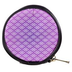 Pattern Texture Geometric Purple Mini Makeup Bag by Mariart
