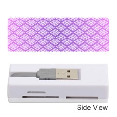 Pattern Texture Geometric Purple Memory Card Reader (stick) by Mariart