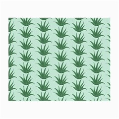 Aloe Plants Pattern Scrapbook Small Glasses Cloth (2 Sides) by Alisyart
