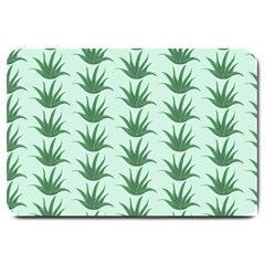 Aloe Plants Pattern Scrapbook Large Doormat  by Alisyart