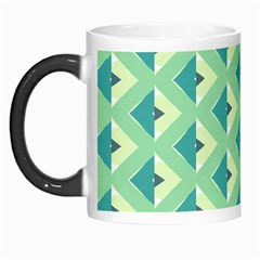 Background Chevron Green Morph Mugs