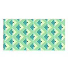 Background Chevron Green Satin Shawl by HermanTelo