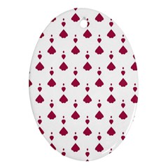 Pattern Card Ornament (Oval)