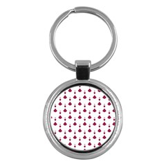 Pattern Card Key Chain (Round)