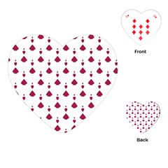 Pattern Card Playing Cards Single Design (Heart)