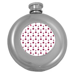 Pattern Card Round Hip Flask (5 oz)