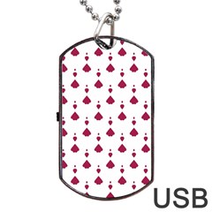 Pattern Card Dog Tag USB Flash (Two Sides)