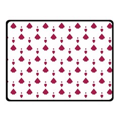 Pattern Card Double Sided Fleece Blanket (Small) 