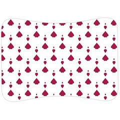 Pattern Card Velour Seat Head Rest Cushion