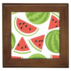 Watermelon Juice Auglis Clip Art Watermelon Framed Tile by Vaneshart