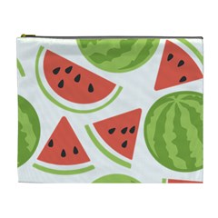 Watermelon Juice Auglis Clip Art Watermelon Cosmetic Bag (xl)