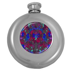 Netzauge Round Hip Flask (5 Oz) by zappwaits