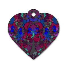 Netzauge Dog Tag Heart (two Sides) by zappwaits