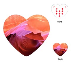 Canyon Arizona Sand Stone Playing Cards Single Design (heart) by Vaneshart