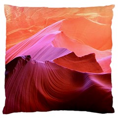 Canyon Arizona Sand Stone Large Flano Cushion Case (one Side)