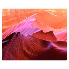 Canyon Arizona Sand Stone Double Sided Flano Blanket (medium)  by Vaneshart