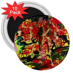 Red Country-1-2 3  Magnets (10 Pack)  by bestdesignintheworld