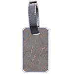 Marble Old vintage pinkish gray with bronze veins intrusions texture floor background print luxuous real marble Luggage Tag (two sides) Back