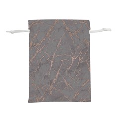 Marble Old Vintage Pinkish Gray With Bronze Veins Intrusions Texture Floor Background Print Luxuous Real Marble Lightweight Drawstring Pouch (s) by genx