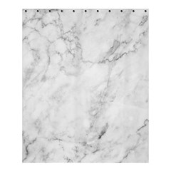 White Marble Texture Floor Background With Dark Gray Grey Texture Greek Marble Print Luxuous Real Marble Shower Curtain 60  X 72  (medium)  by genx