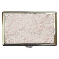 Pink Marble Beige Texture Floor Background With Shinny Pink Veins Greek Marble Print Luxuous Real Marble  Cigarette Money Case by genx