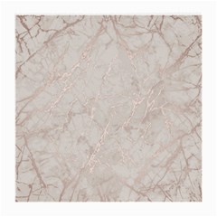 Pink Marble Beige Texture Floor Background With Shinny Pink Veins Greek Marble Print Luxuous Real Marble  Medium Glasses Cloth by genx