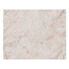 Pink Marble Beige Texture Floor Background With Shinny Pink Veins Greek Marble Print Luxuous Real Marble  Double Sided Flano Blanket (large)  by genx