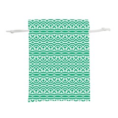 Pattern Green Lightweight Drawstring Pouch (m) by Mariart