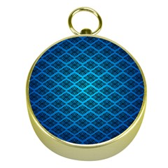 Pattern Texture Geometric Blue Gold Compasses by Alisyart