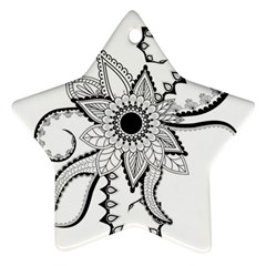 Elegant Decorative Abstract Flower Ornament (star) by FantasyWorld7