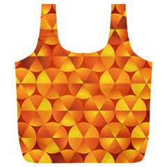 Background Triangle Circle Abstract Full Print Recycle Bag (xxxl) by HermanTelo