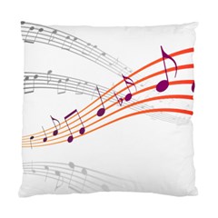 Music Notes Clef Sound Standard Cushion Case (two Sides) by HermanTelo