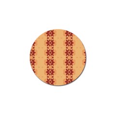 Brown Flower Golf Ball Marker by HermanTelo